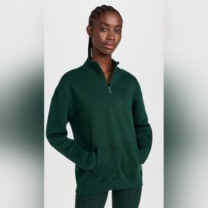 Beyond Yoga Forest Green Recharge Pullover - Large